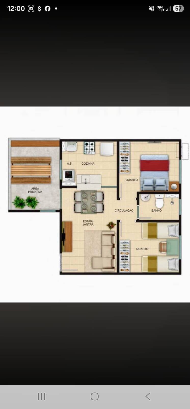 Apartamento, 2 quartos, 48 m² - Foto 11