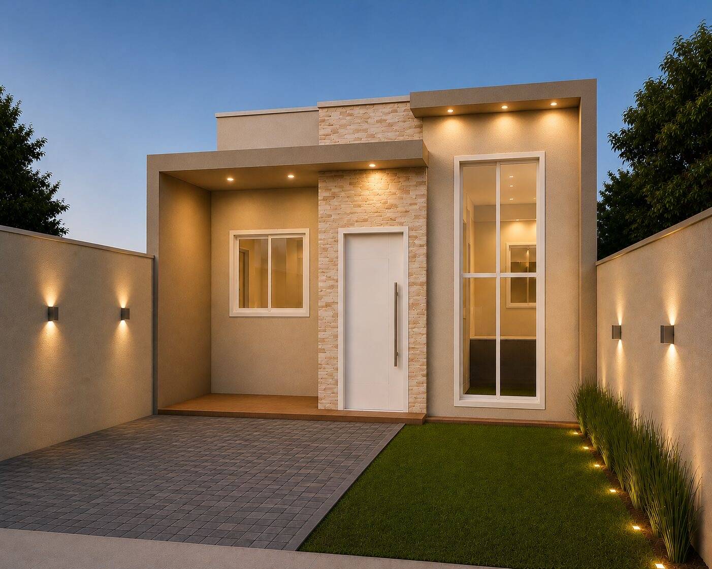 Casa, 2 quartos, 56 m² - Foto 1